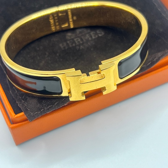 Authentic Hermes Clic H bracelet black - Picture 2 of 7